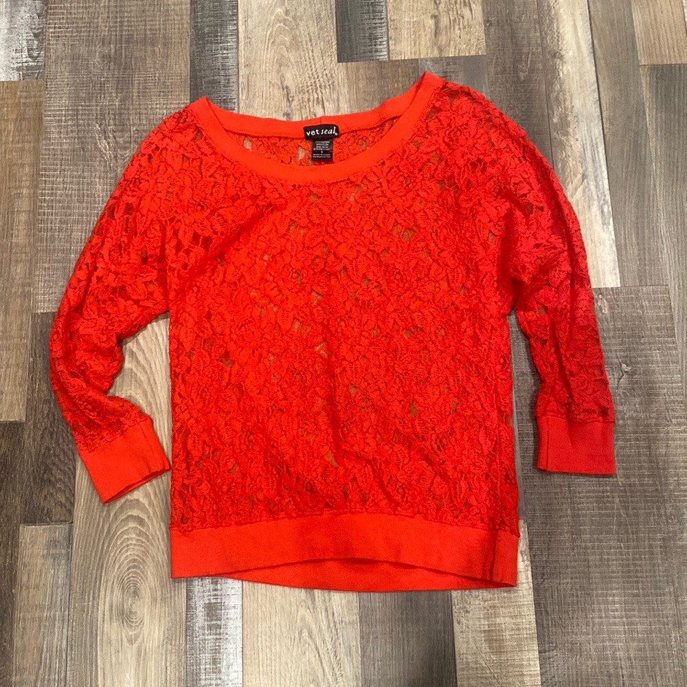 Wet seal lace shirt
